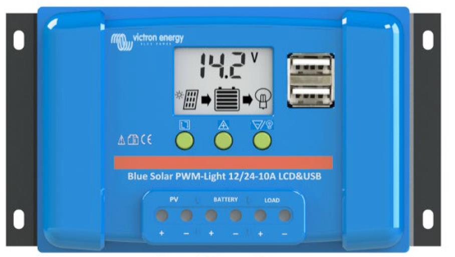 PWM solární regulátor Victron Energy LCD&USB 20 A