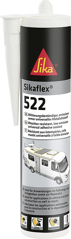 Sikaflex 522 Caravan 300 ml, šedá