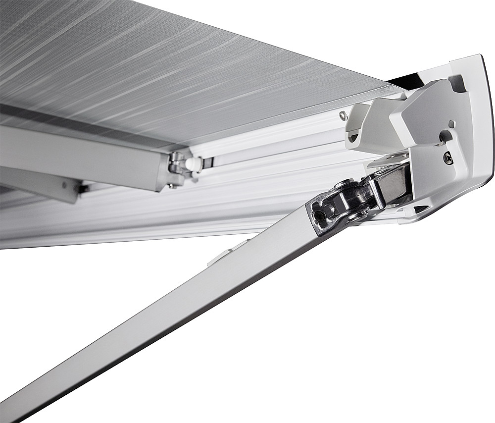 Thule Omnistor 5200 stříbrná, 350 cm, plachta Saphir modrá