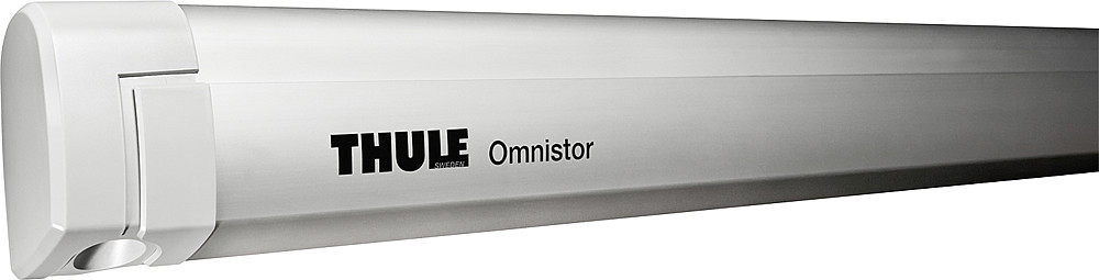 Thule Omnistor 5200 stříbrná, 400 cm, plachta Saphir modrá