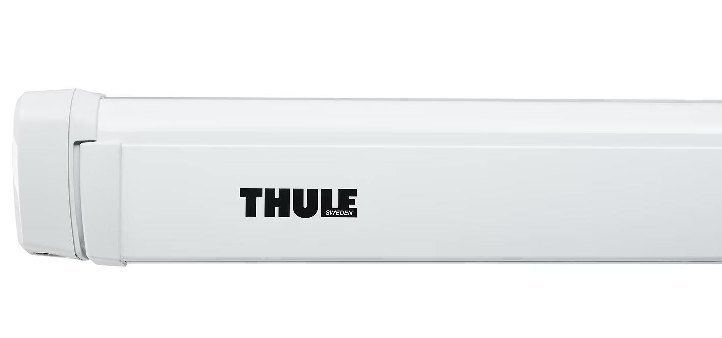 Thule Omnistor 4200 bílá, plachta Mystic šedá, 260 cm