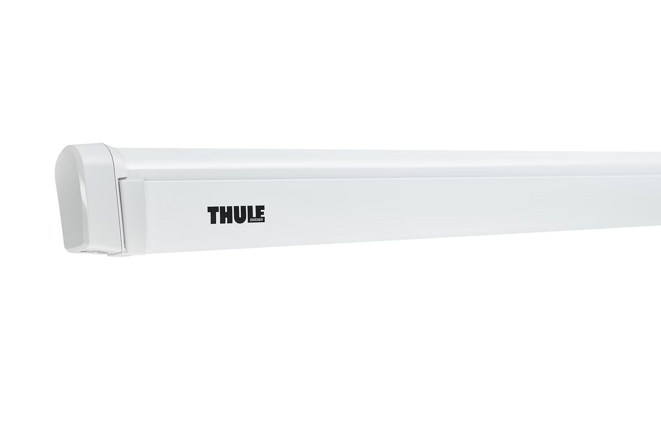 Thule Omnistor 4200 bílá, plachta Mystic šedá, 260 cm