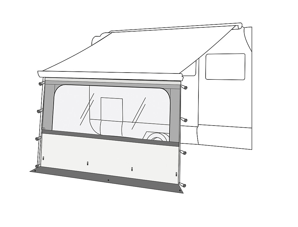 Čelní stěna Fiamma Blocker Pro 325