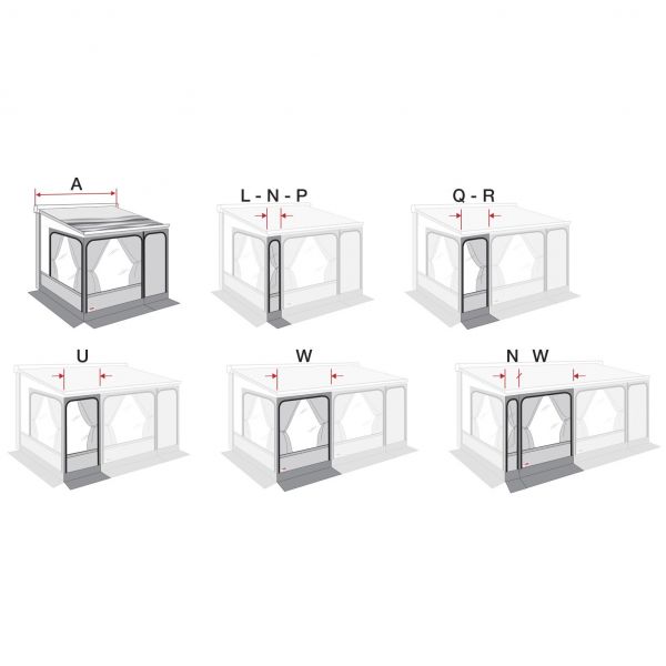 Předstan Fiamma Privacy Room F45 Van 260 cm