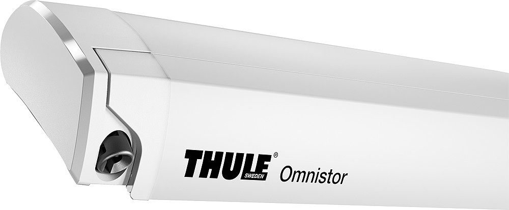 Thule Omnistor 9200 bílá, modrá plachta, 450 cm