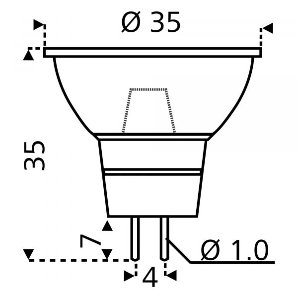 LED žárovka GU4 184 lm