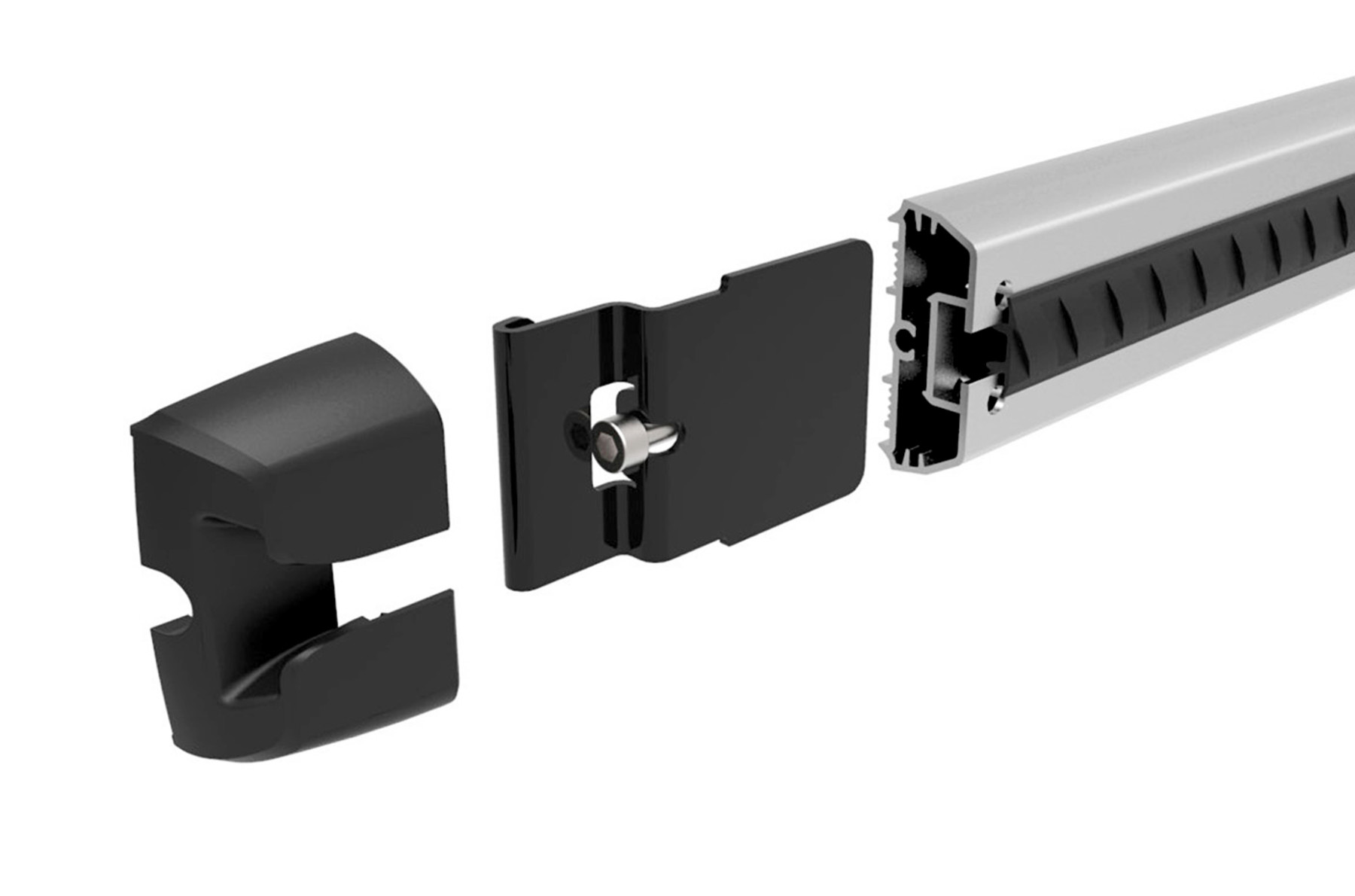 Upevňovací lišty Thule Elite Van XT MB Sprinter, VW Crafter, černá