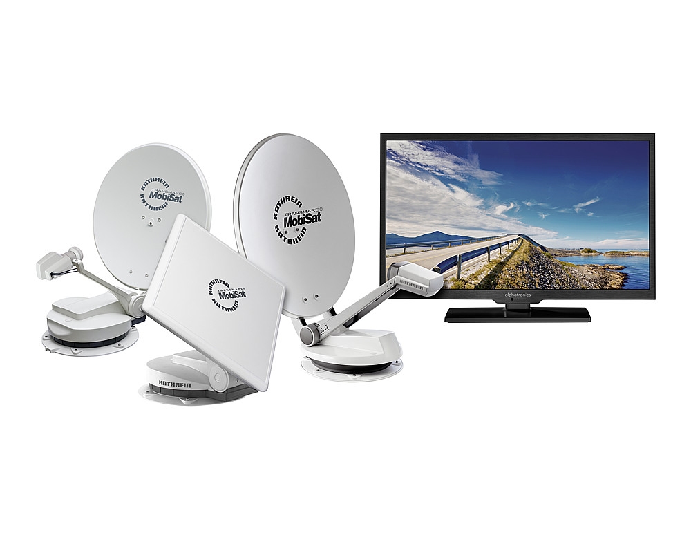 Satelitní systém Kathrein CTS 750 GPS + TV alphatronics 19"