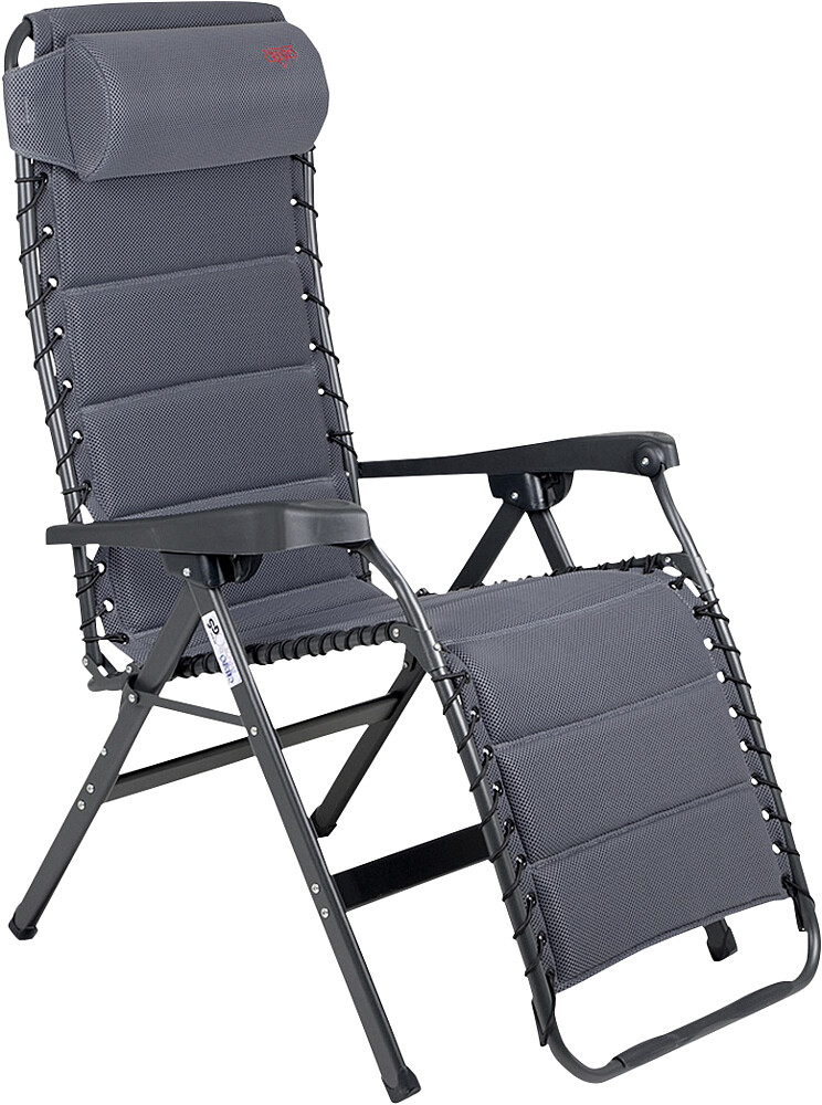 Relaxační křeslo Crespo AP-232 Air-Deluxe, šedá