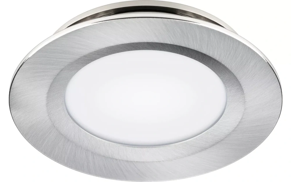 Vestavné LED světlo, barva kartáčovaný hliník