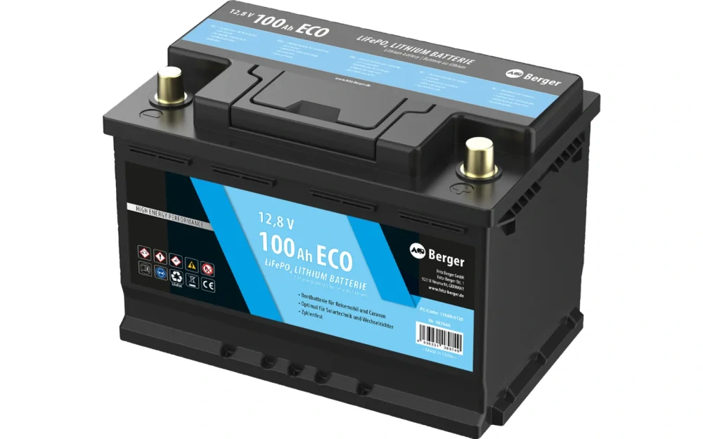 LiFePO4 Baterie Berger Lithium Eco 100 Ah 12V