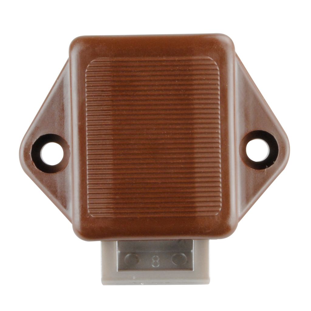 Zámek Mini Push-Lock, hnědá