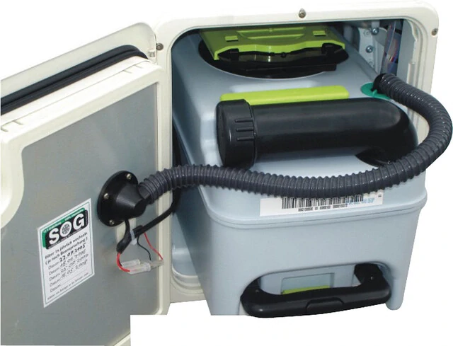 Odvětrání WC SOG 3000A, Dometic 3000/4000, dveřní varianta bílá