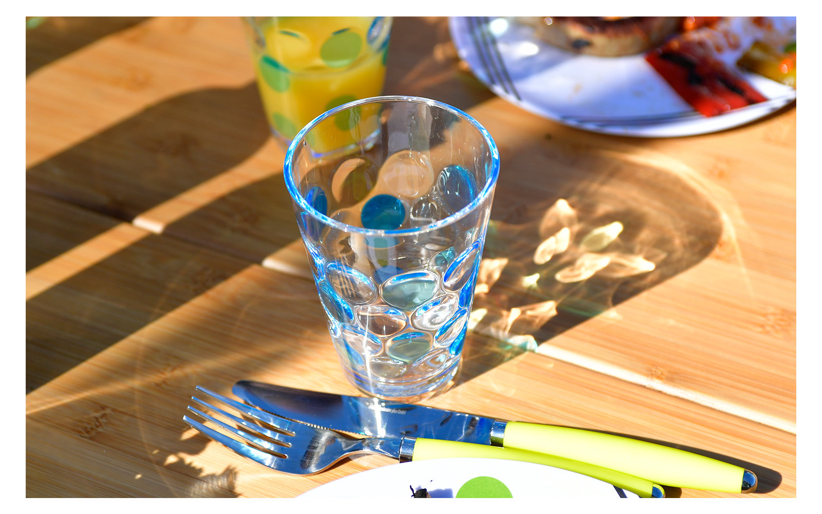 Sklenice Bubble 350 ml, tyrkysová, 2 ks