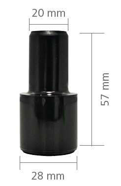 Odpadní potrubí, redukce 3/4"- 19 mm