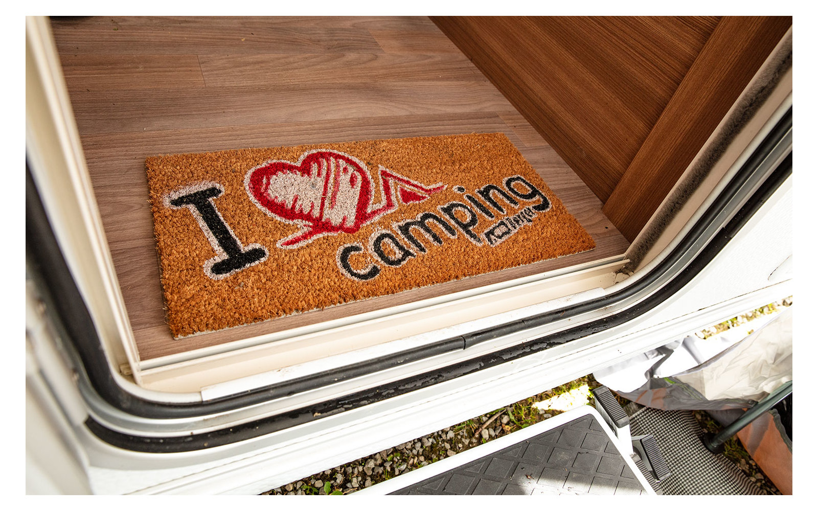 Rohožka I Love Camping 50 x 25 cm