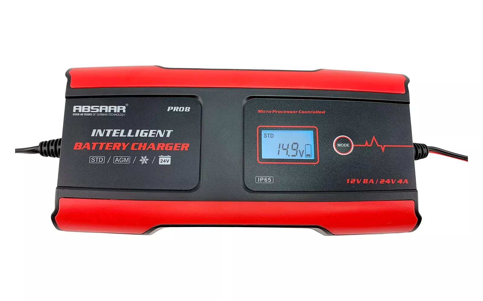 Nabíječka baterií Absaar Pro8 12 - 24 V / 8 A