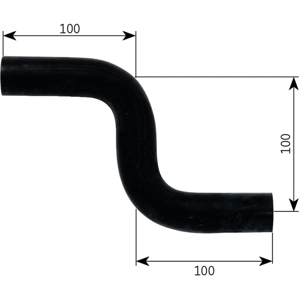 Gumová S-spojka Alde 22 x 100 mm