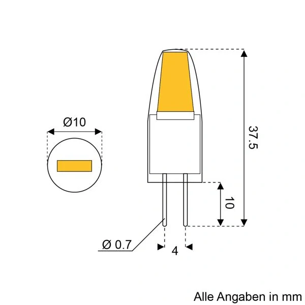 LED žárovka G4 2,5 W / 150 lm