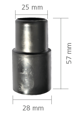 Odpadní potrubí, redukce 1"- 25 mm