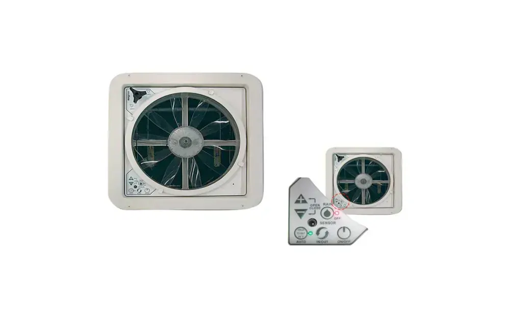 Střešní ventilátor MaxxFan Deluxe, tmavě šedá