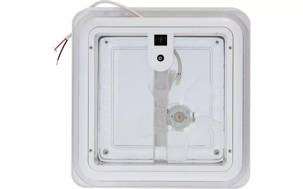 Střešní okno s ventilátorem Berger Turbo Vent 28 x 28 cm, čiré