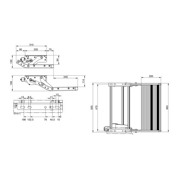 Elektrický schůdek THULE Single Step Compact 12V 50 cm