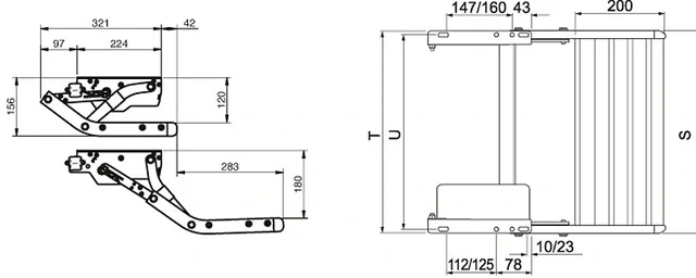 Elektrický schůdek Thule Single Step 12V 550