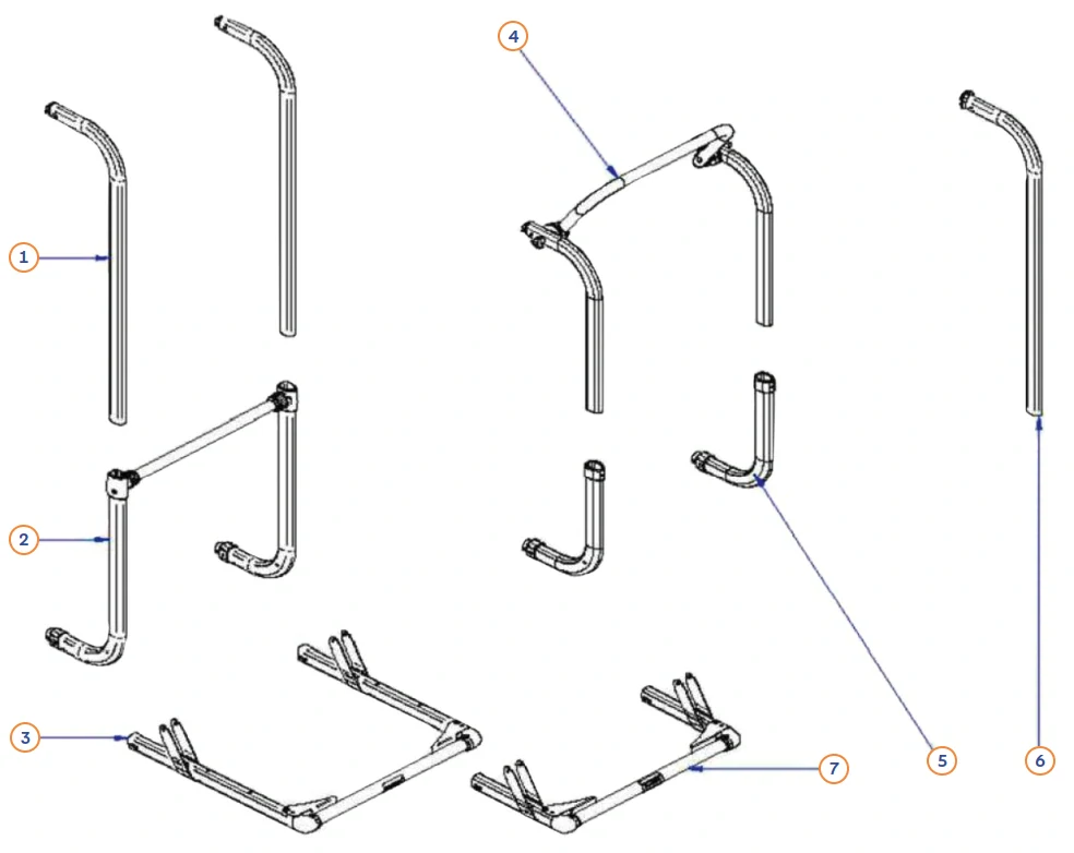 Horní rameno Thule Elite G2 HH (vysoké provedení)