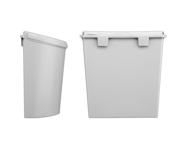 Odpadkový koš Pillar XL, šedá