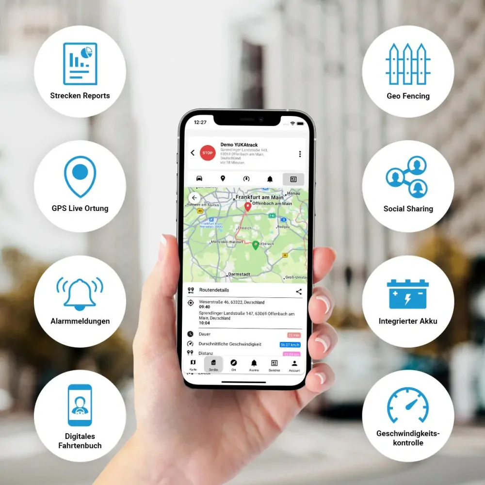 GPS sledování YUKAtrack easyWire 4G