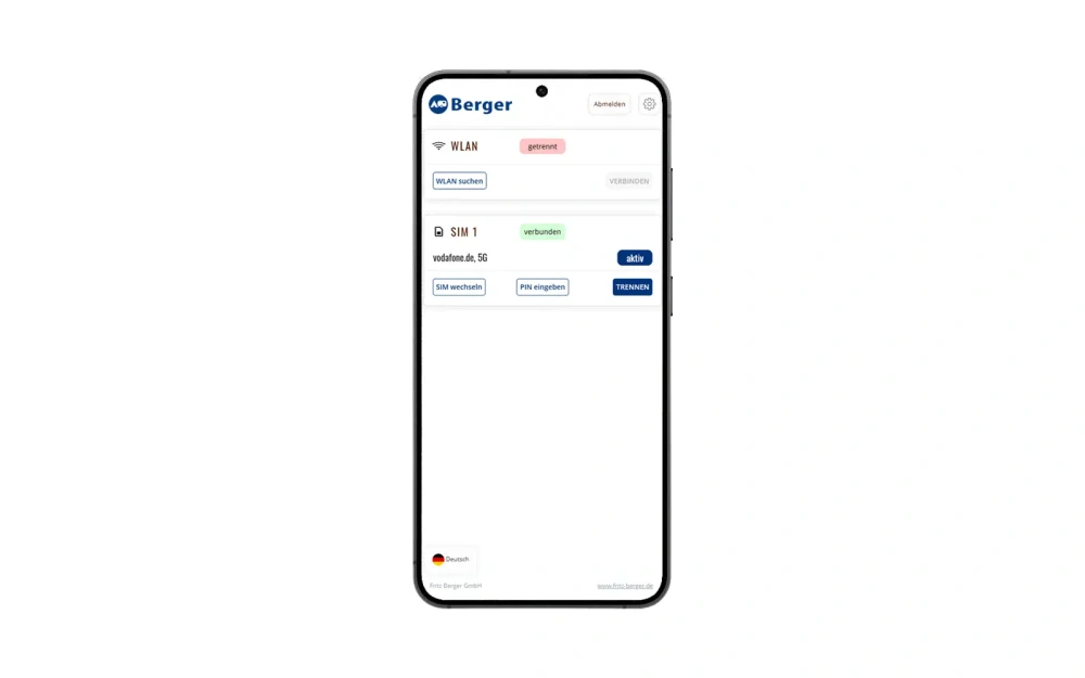 5G router se střešní anténou Berger Connect