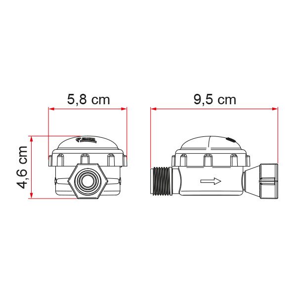 Membránové čerpadlo Fiamma Aqua F, 13 l/min