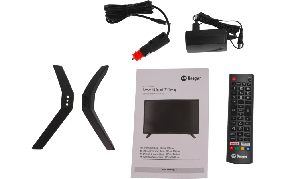 Smart TV Berger Classiq LED 12 / 230 V, 19"