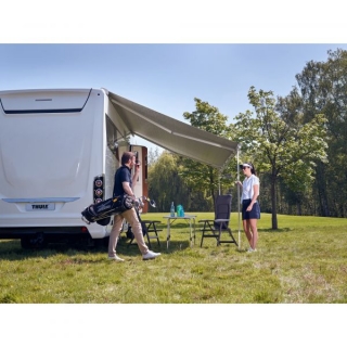 Thule Omnistor 9200 bílá, šedá plachta, 550 cm
