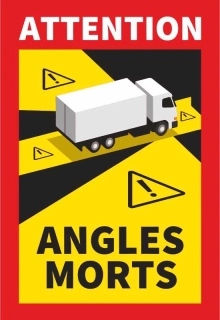 Samolepka "Angles Morts" Truck