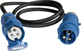 Připojovací kabel CEE 1,5 m s kontrolkou