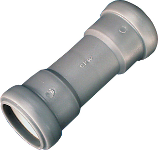Přímá spojka odpadní trubky 28 mm