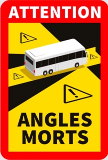 Samolepka "Angles Morts" Bus