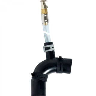 Gumové koleno Alde 22 mm s prodlouženým odvzdušněním 300 mm