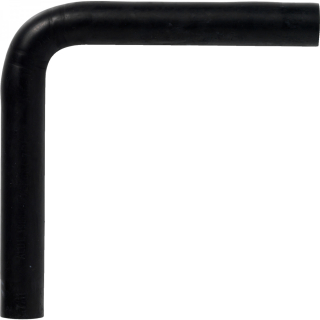 Gumové koleno Alde 22 x 200 mm