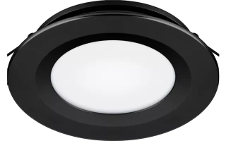 Vestavné LED světlo, barva černá