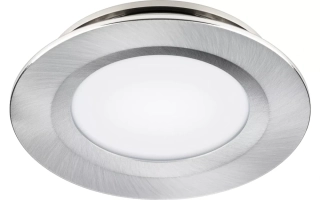 Vestavné LED světlo, barva kartáčovaný hliník