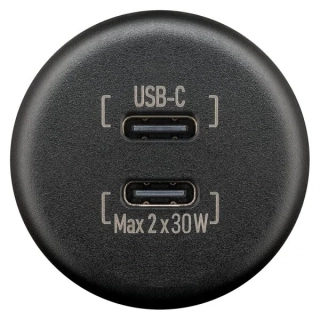 Vestavná zásuvka USB-C 2 x 30 W