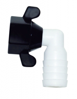 Přípojka na hadici 12 mm, 1/2" úhlová