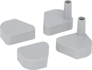 Koncovky pro okapové lišty, 4 ks