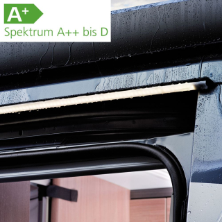 Boční okapová lišta LED RainTec RT 100 Ducato, bílá