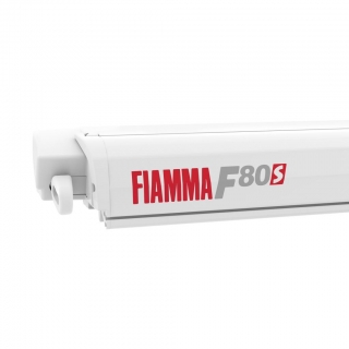 Fiammastore F80 S 290 bílá, šedá plachta