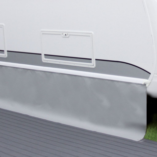 Plachta Hindermann Premium na zakrytí podvozku, 400x50, tm. šedá